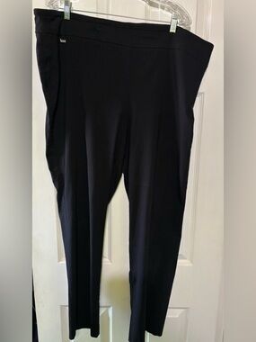Avenue Black Straight Leg Pants
